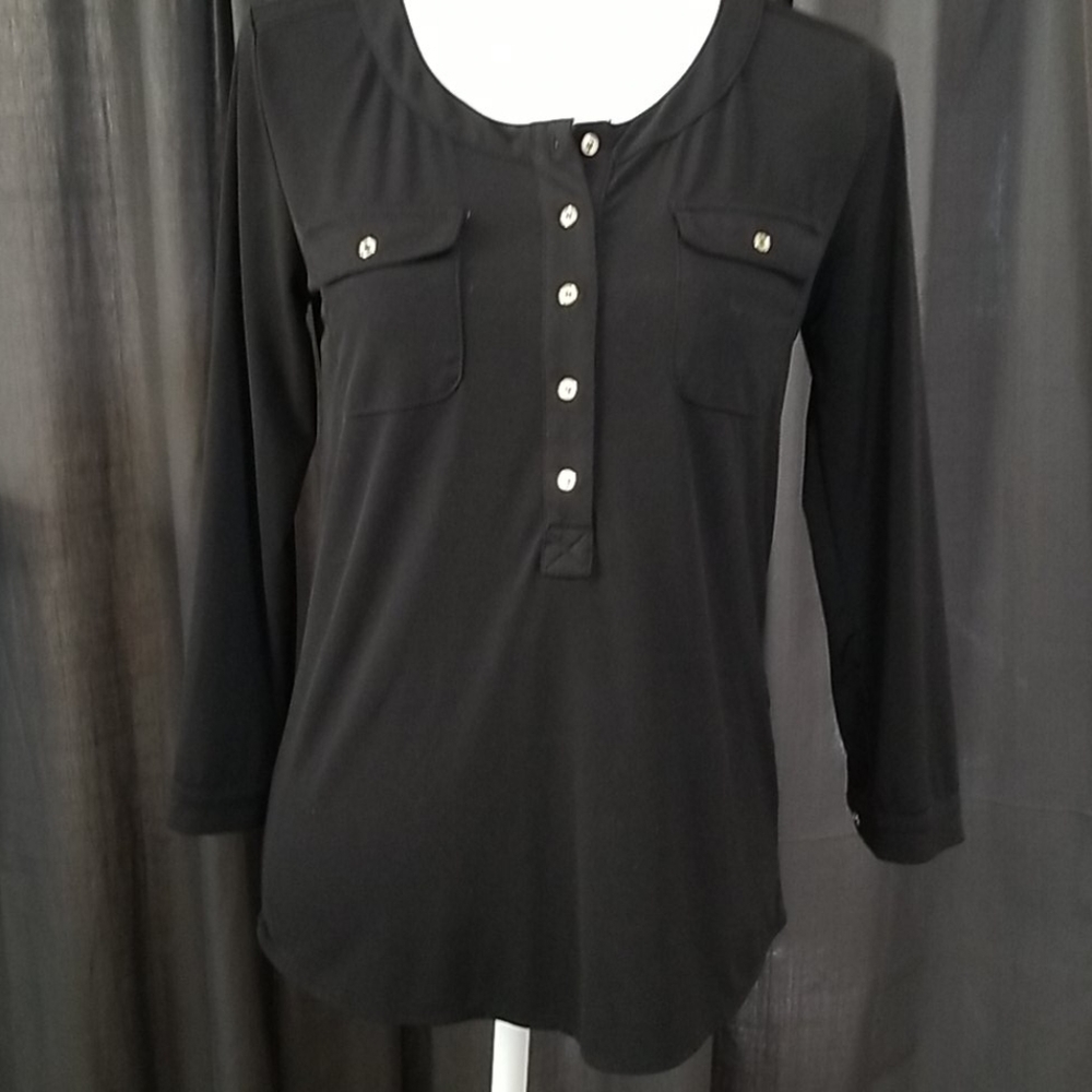 Anne Klein Black Blouse